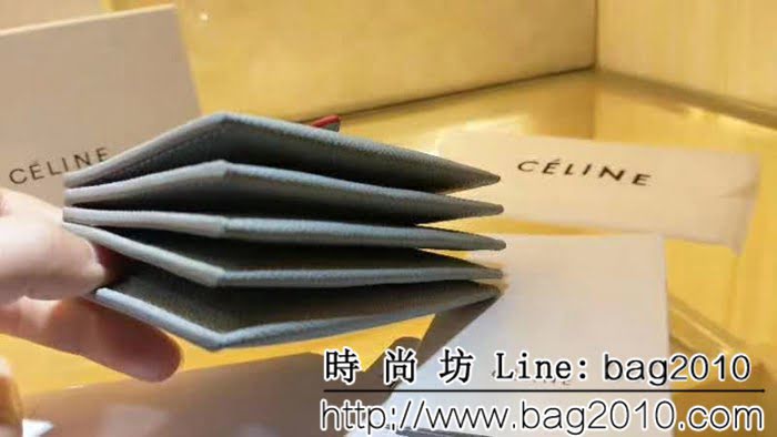 CELINE賽琳原單 撞色系列 小牛皮風琴卡包 4167 SL1931